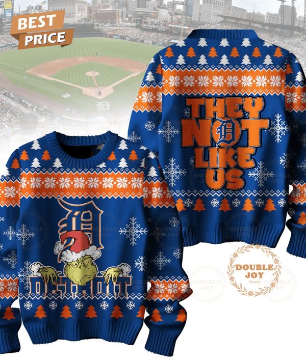 Detroit Tigers They Not Like Us Christmas Sweater