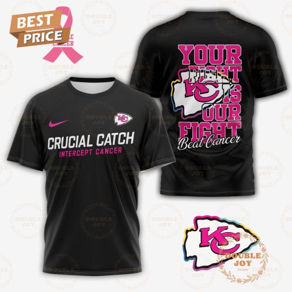 Kansas City Royals Your Fight Or Our Fight Beat Cancer 3D T-Shirt