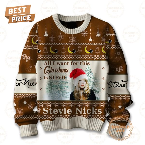 All I Want For This Christmas Is Stevie Nicks “Silent Night, Holy Night. All Is Calm, All Is Bright” Sweater