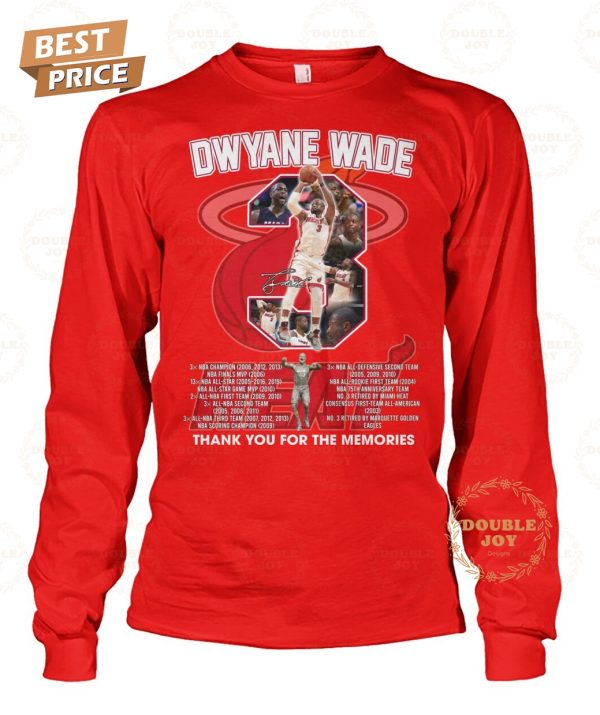 Dwyane Wade Thank You For The Memories T-Shirt