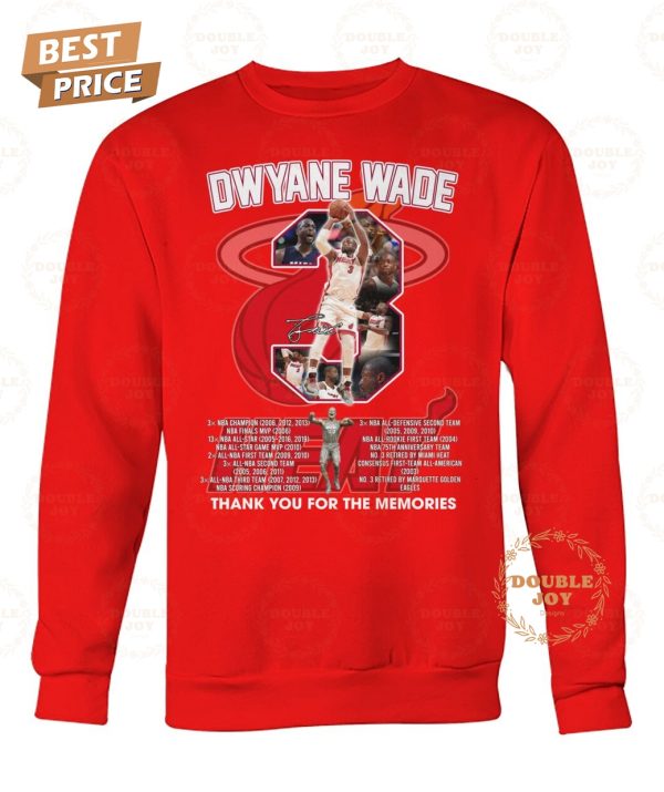 Dwyane Wade Thank You For The Memories T-Shirt