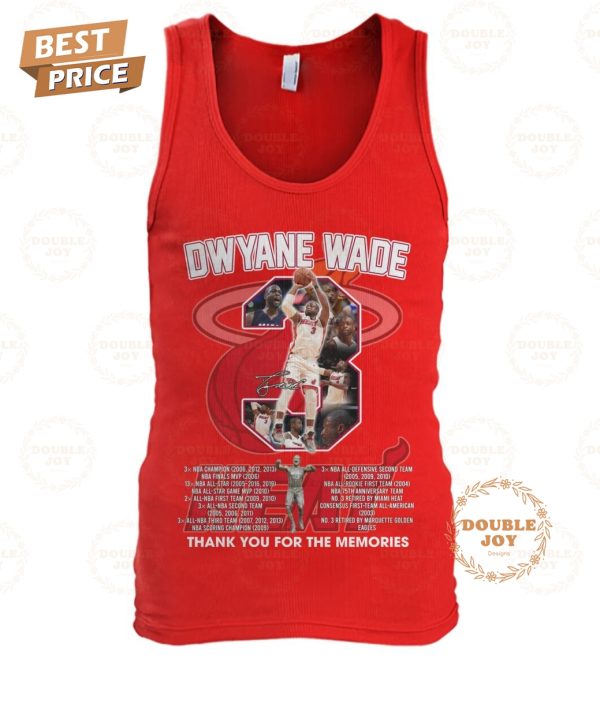 Dwyane Wade Thank You For The Memories T-Shirt