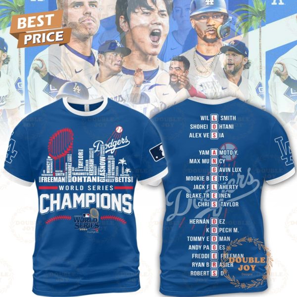 2024 World Series Champions LA Dodgers OWA T-Shirt, Hoodie – Blue