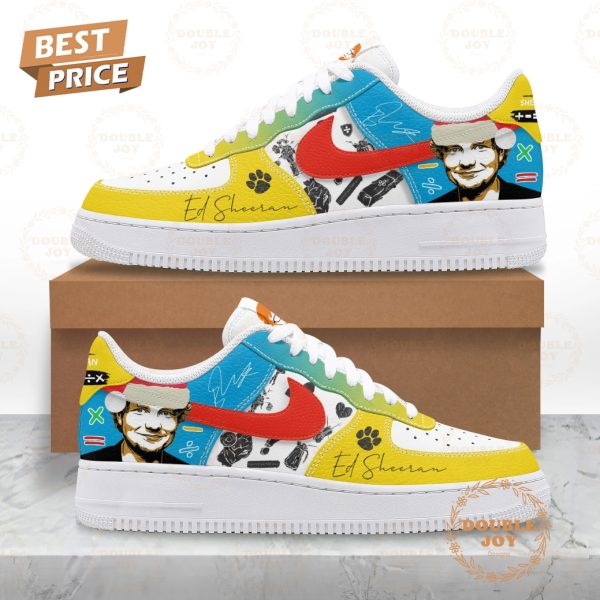 Ed Sheeran Colorful Air Force 1 Sneakers