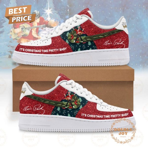 Elvis Presley It Is Christmas Time Pretty Baby Air Force 1 Sneakers