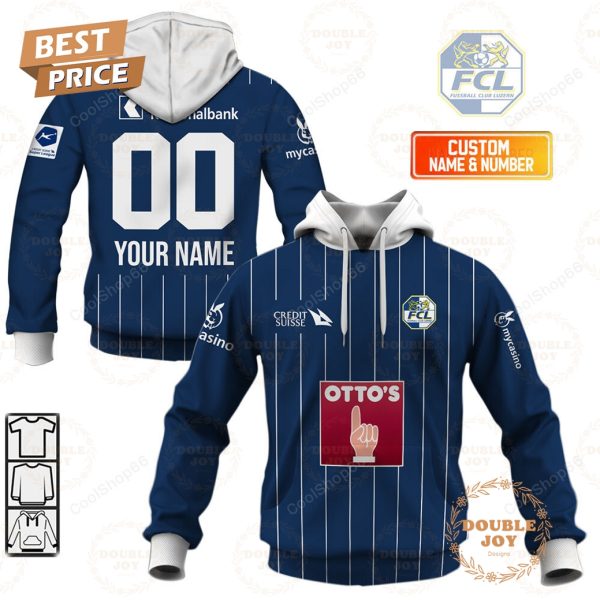 FC Luzern Jersey Style Hoodie