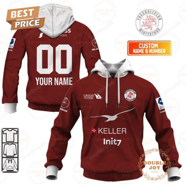 FC Winterthur Jersey Style Hoodie