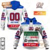 Frederikshavn White Hawks Jersey Style Hoodie Eye soothing picture dear