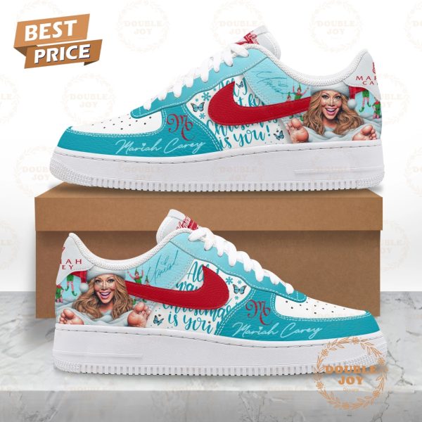 Mariah Carey Merry Christmas Air Force 1 Sneakers