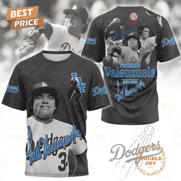 Fernando Valenzuela 1960-2024 Los Angeles Dodgers Thank You T-Shirt, Hoodie