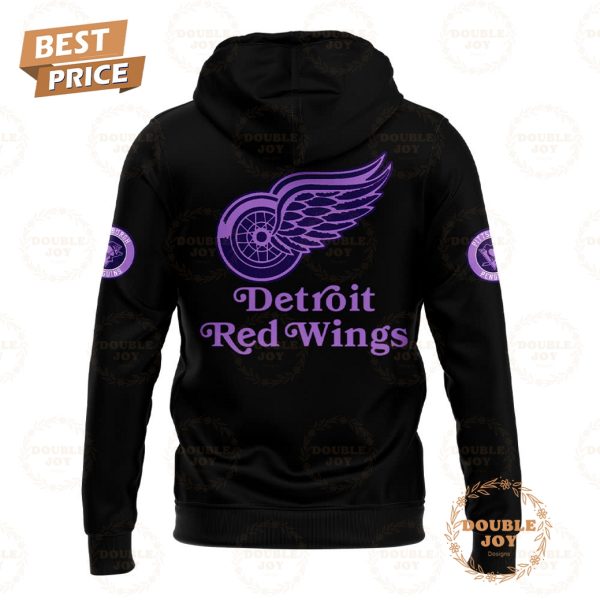 Detroit Red Wings Hockey Fights Cancer 25th Anniversary Hoodie