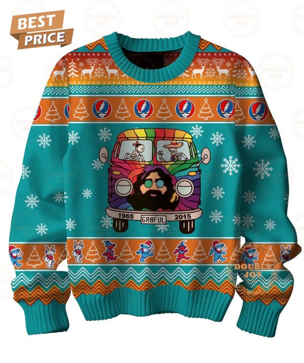 Grateful Dead Dancing Through A Grateful Christmas Sweater