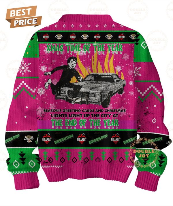 Green Day Band The Saviors Tour 2024 Christmas Sweater