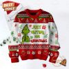 Grinch Whoville University Christmas Sweater – Black