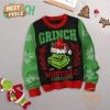 Grinch Whoville University Christmas Sweater – Red