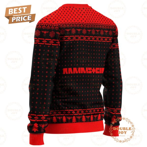 Rammstein Band Black And Red Merry Christmas Sweater