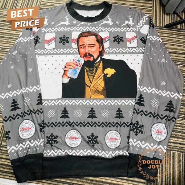 Funny Coors Light Christmas Sweater – Ugly Holiday Sweater with Hilarious Beer-Themed Design