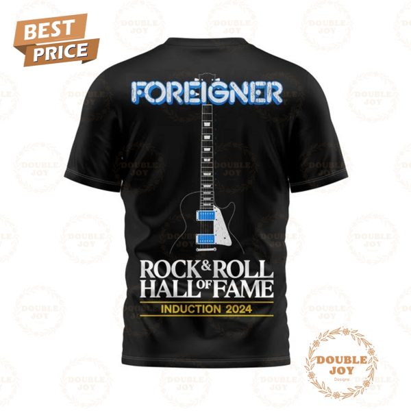 Foreigner Rock Band Nonstop To Cleveland Class Of 2024 Rock And Roll Hall Of Fame T-Shirt, Hoodie