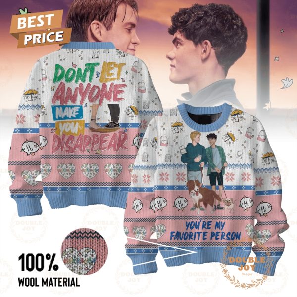 Heartstopper Don’t Let Anyone Make You Disappear Sweater