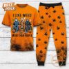 Hocus Pocus I Smell Weed Fleece Pajamas Set