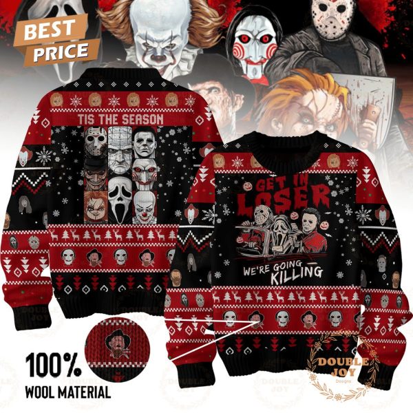 Horror Get In Loser Christmas Sweater