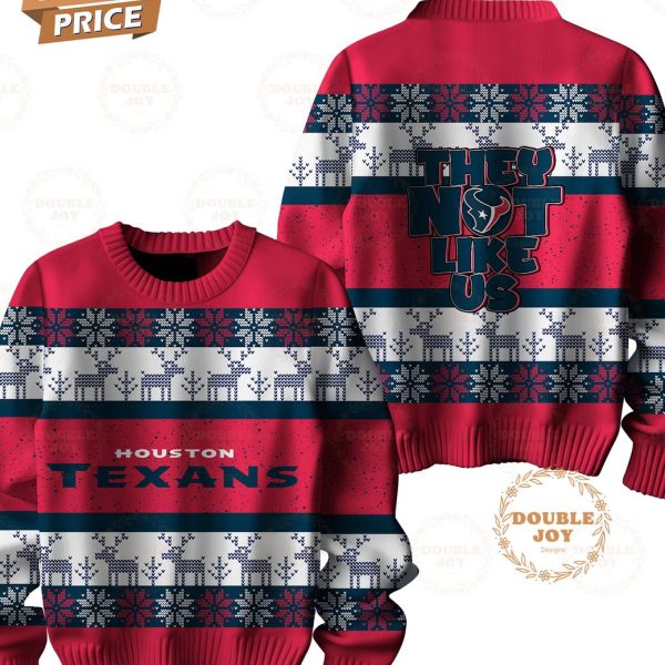 Houston Texans They Not Like Us Christmas Sweater