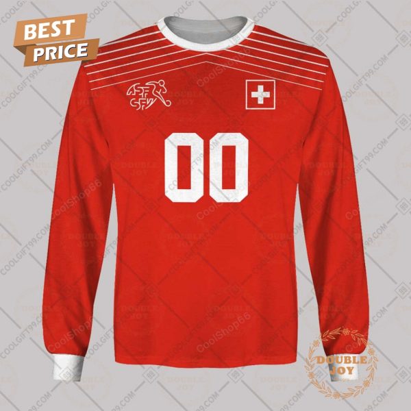 Swiss Nati Jersey Style Hoodie