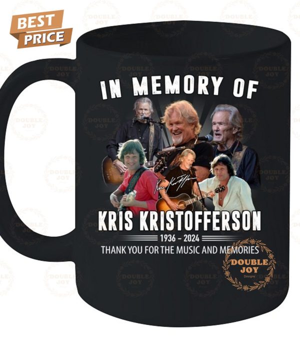 In Memory Of Kris Kristofferson 88th 1936-2024 Thank You For The Music And Memories T-Shirt