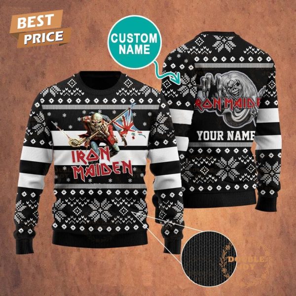 Iron Maiden Band Killer Christmas 2024 Custom Name Sweater