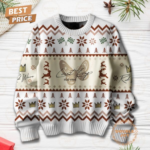 Rod Wave Turtle Race Merry Christmas Sweater