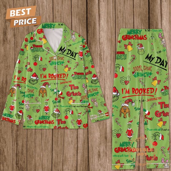 The Grinch I’m Booked! Merry Grinchmas Pajamas Set