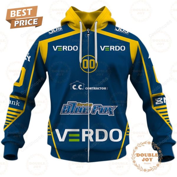 Herning Blue Fox Jersey Style Hoodie