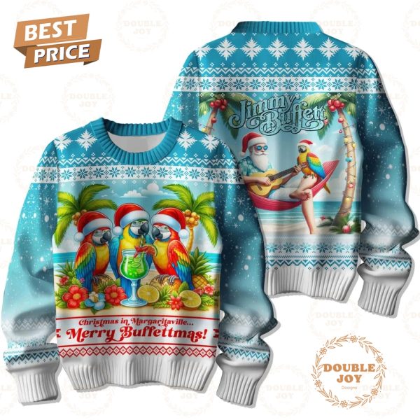 Jimmy Buffett Christmas In Margaritaville? Merry Buffettmas! Sweater