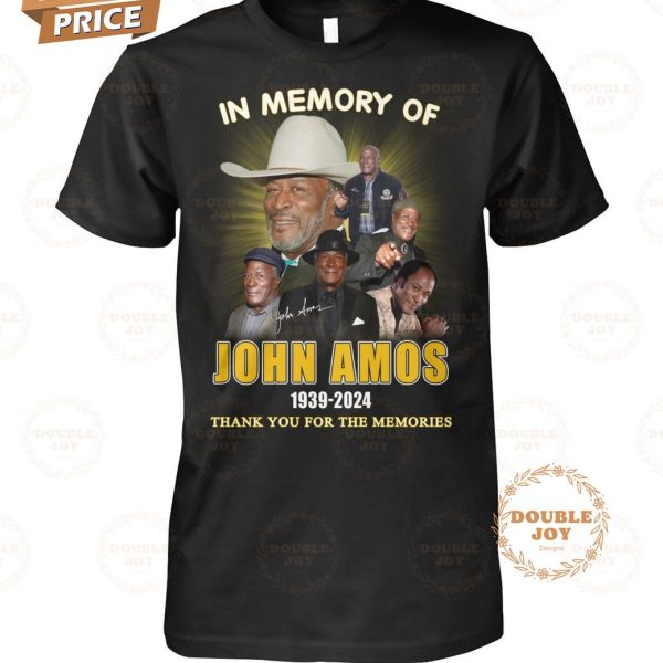 John Amos In Memory Of 85th 1939-2024 Thank You For The Memories T-Shirt