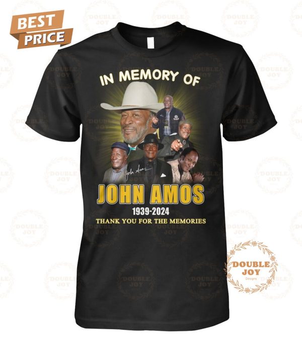 John Amos In Memory Of 85th 1939-2024 Thank You For The Memories T-Shirt