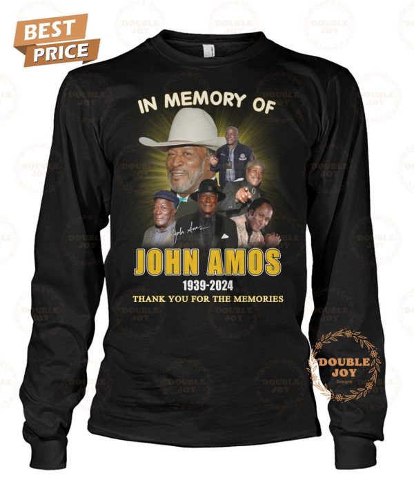 John Amos In Memory Of 85th 1939-2024 Thank You For The Memories T-Shirt