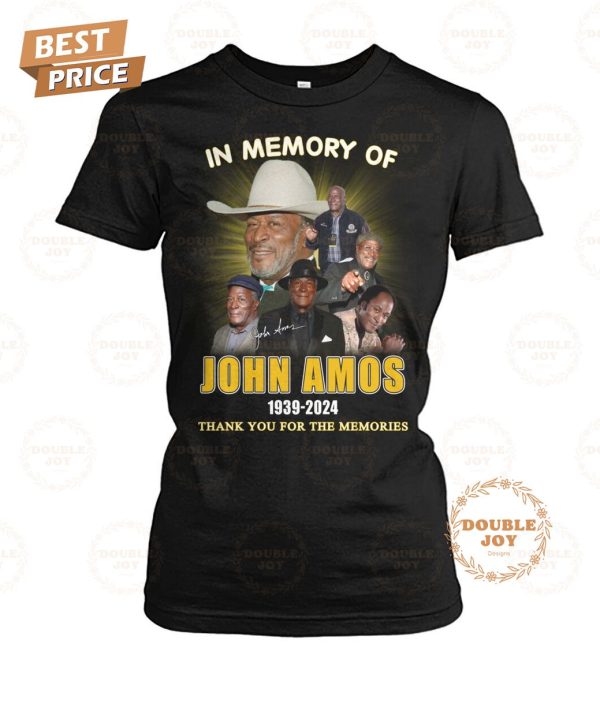 John Amos In Memory Of 85th 1939-2024 Thank You For The Memories T-Shirt