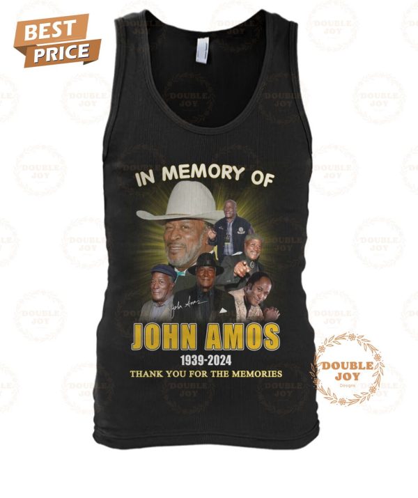 John Amos In Memory Of 85th 1939-2024 Thank You For The Memories T-Shirt