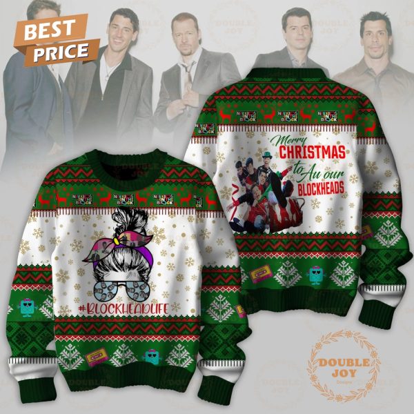 New Kids On The Block Band Merry Christmas To Au Our Blockheads Sweater