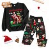 Just Waiting For Taylor Swift Christmas Fleece Pajamas Set Lovely smile