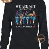 Kamala Harris We Are Not Going Back T Shirt Lovely smile