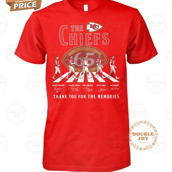 Kansas City Chiefs 65th 1959-2024 Thank You For The Memories T-Shirt