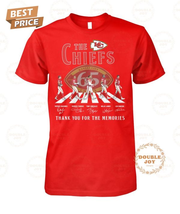 Kansas City Chiefs 65th 1959-2024 Thank You For The Memories T-Shirt