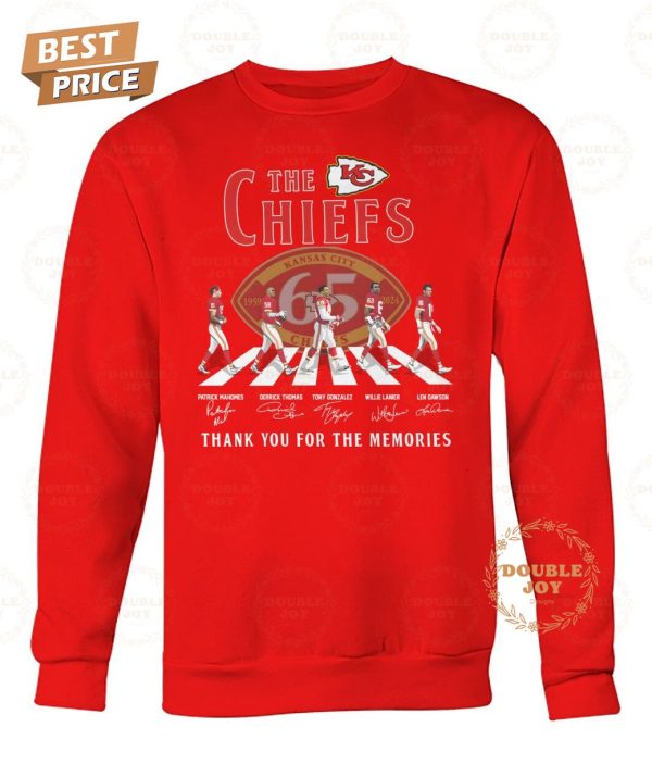 Kansas City Chiefs 65th 1959-2024 Thank You For The Memories T-Shirt