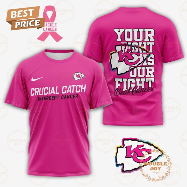 Kansas City Royals Your Fight Or Our Fight Beat Cancer 3D T-Shirt