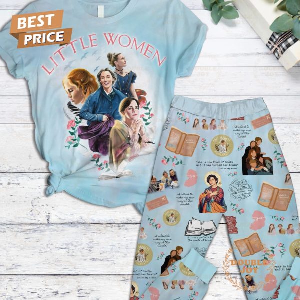 Little Women Film She Is Too Fond Of Books And It Has Turned Her Brain Fleece Pajamas Set