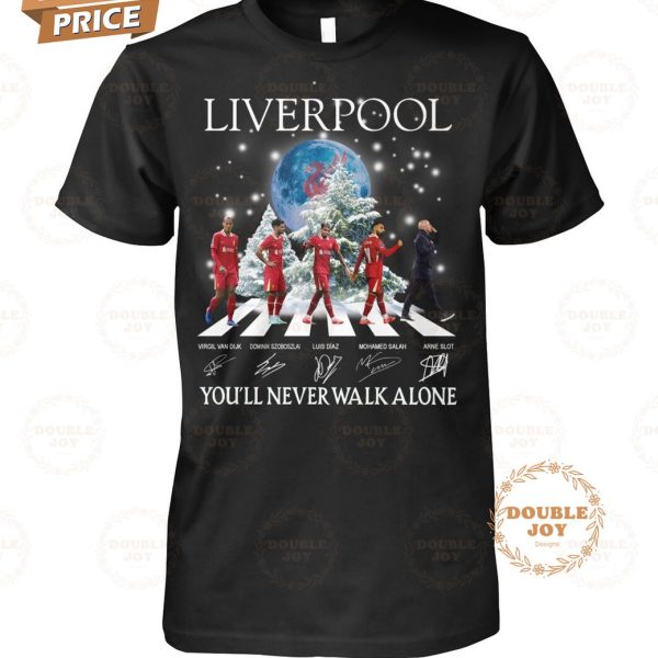 Liverpool You’ll Never Walk Alone Christmas 2024 T-Shirt