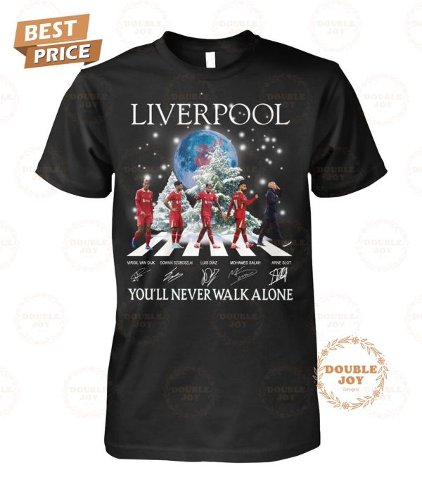 Liverpool You’ll Never Walk Alone Christmas 2024 T-Shirt