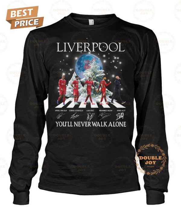 Liverpool You’ll Never Walk Alone Christmas 2024 T-Shirt