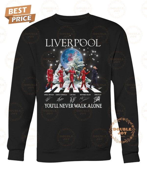 Liverpool You’ll Never Walk Alone Christmas 2024 T-Shirt